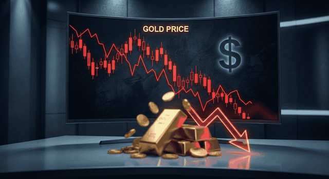 Gold Price Today Crash After All-Time High and What's Next - Live Update, Forecast and Market Signals