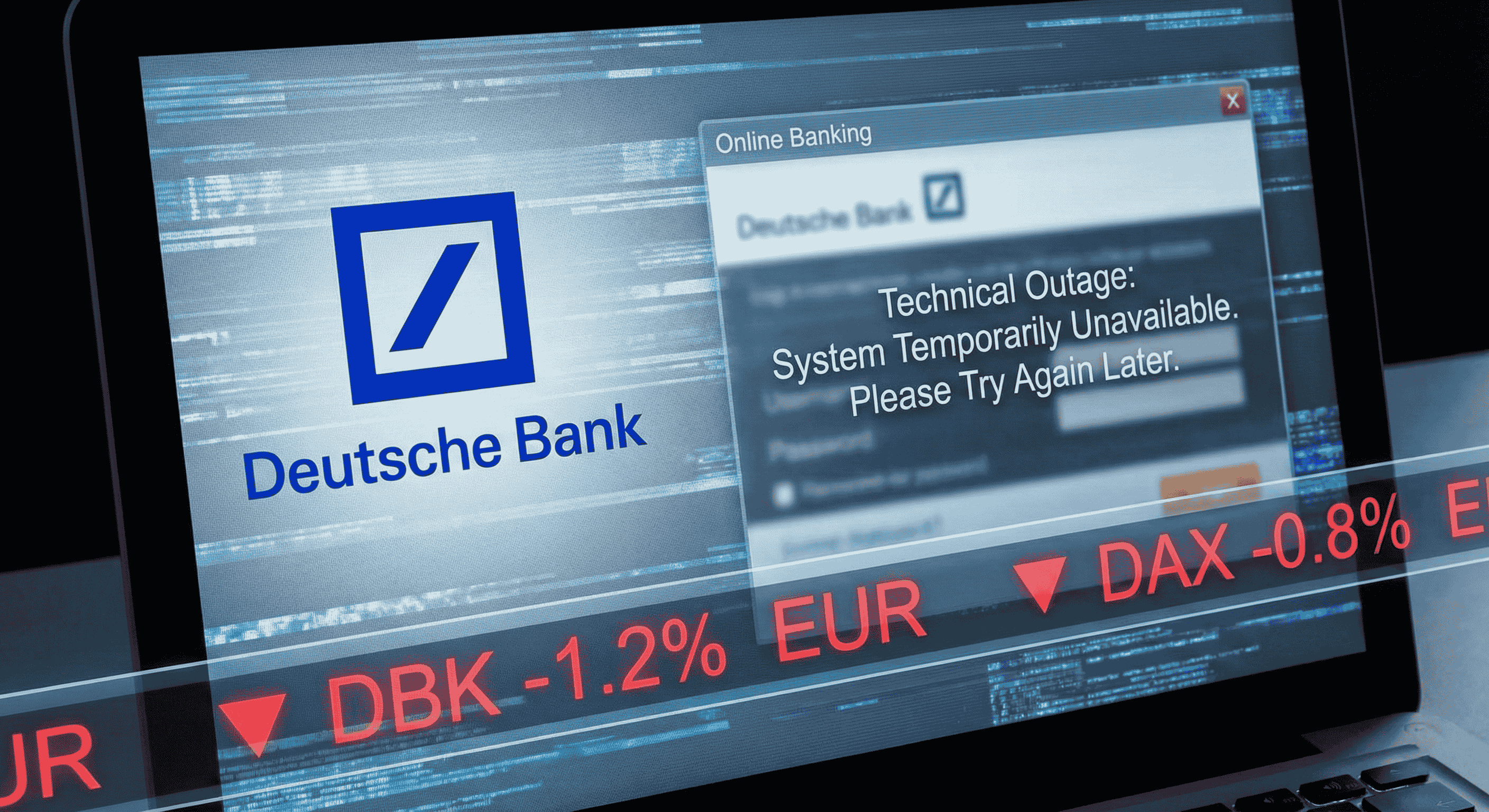 Technical Outage Hits Deutsche Bank Online Banking - What Customers Need to Know Today